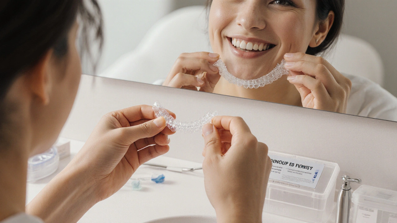 Jak se nasazuje zubní muška? Krok za krokem a co musíte vědět