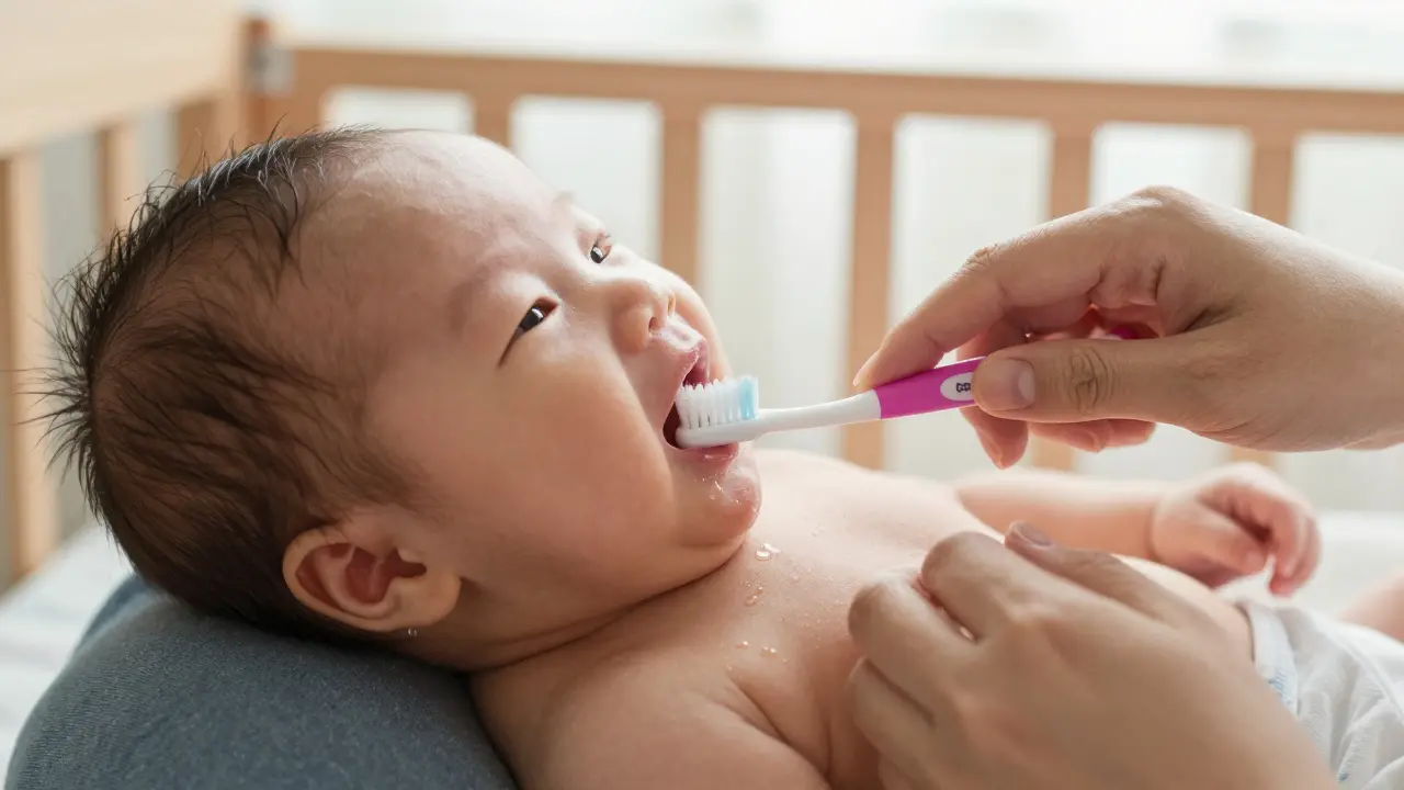 Jak čistit zuby miminku: průvodce pro nové rodiče
