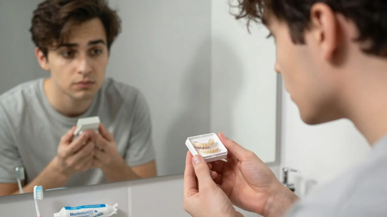 Nalepovací zuby: Jaké jsou rizika a jak se jim vyhnout