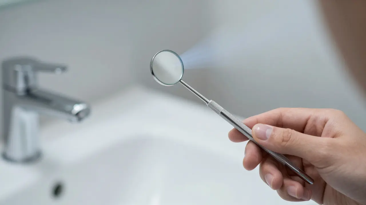 Jak správně používat dentální zrcátko k odhalení skrytého zubního kazu